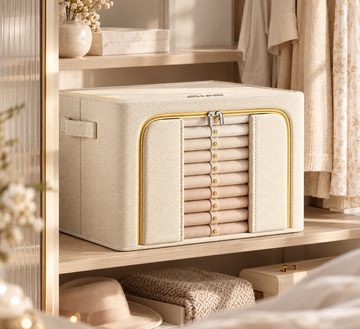 Front-Opening Clothing Storage Box