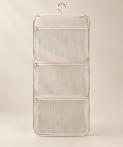 Hanging Closet Storage Bag with Zipper Pockets
