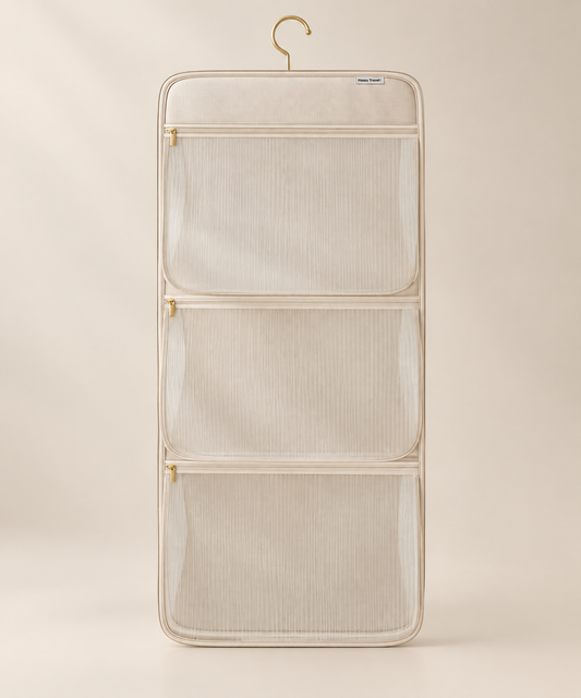 Hanging Closet Storage Bag with Zipper Pockets