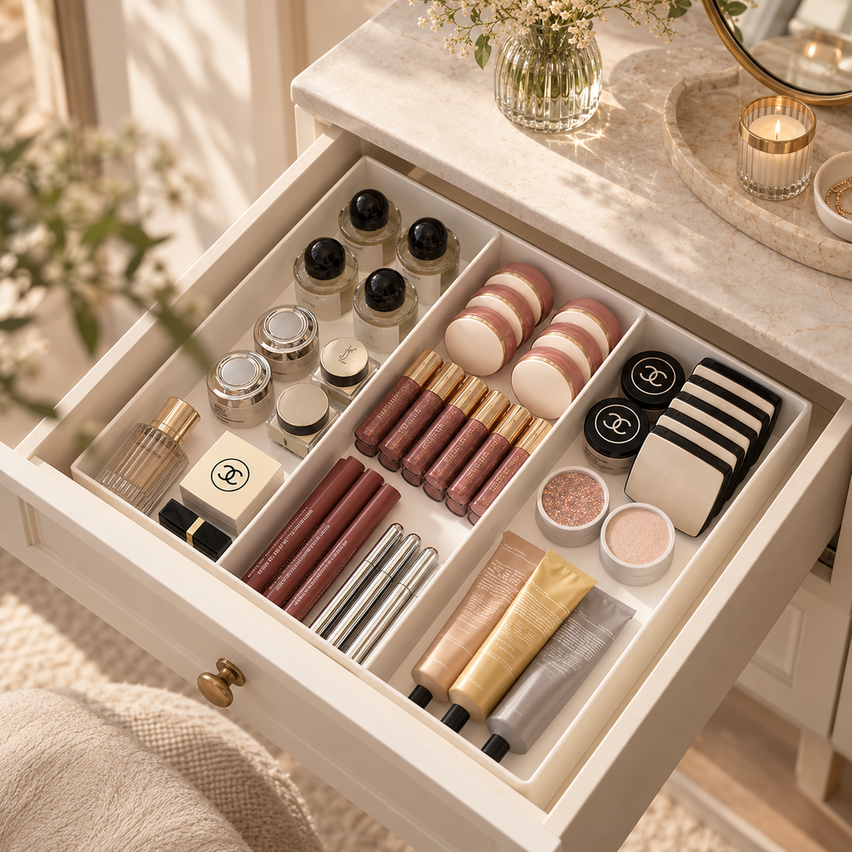 Adjustable Drawer Organizer Tray