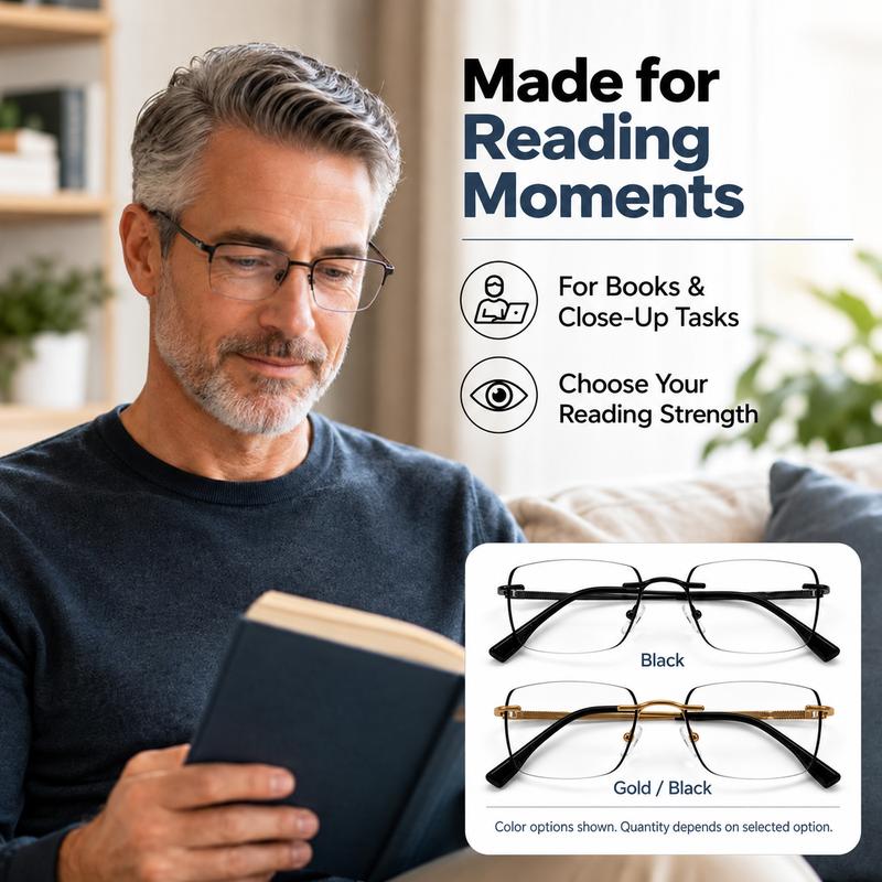 3-in-1 Progressive Reading Glasses for Presbyopia