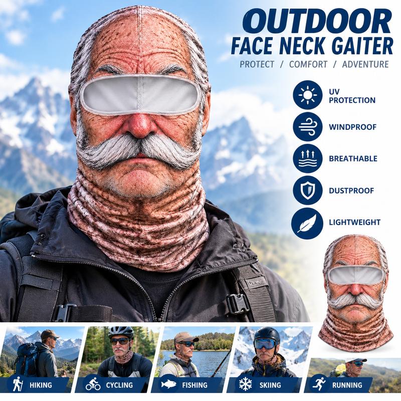 3D Printed Winter Face Mask for Skiing & Outdoors