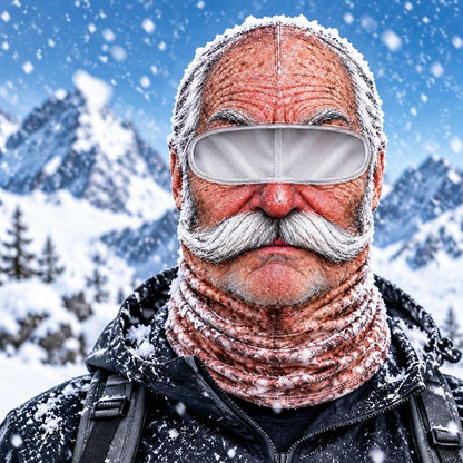 3D Printed Winter Face Mask for Skiing & Outdoors
