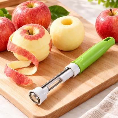 2-in-1 Fruit Corer & Peeler Tool