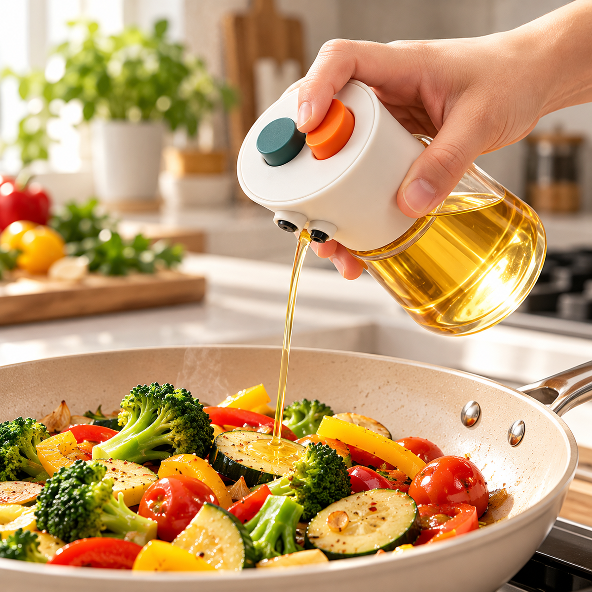 🔥2-in-1 Oil Sprayer & Pourer