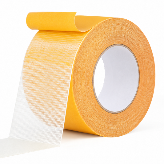 Heavy-Duty Double-Sided Duct Tape, Strong Adhesive, Waterproof, Removable, No Residue, Ideal for Carpet, Wallpaper, Home Use
