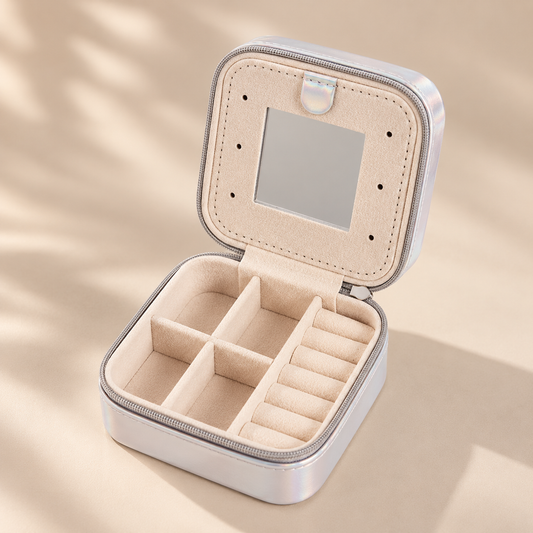 Zippered Travel Jewelry Organizer