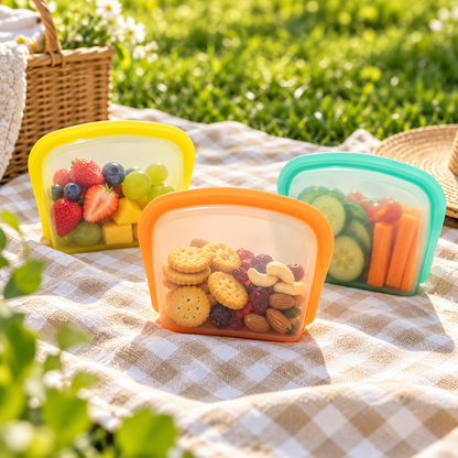 Reusable Silicone Food Storage Bags