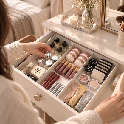 Adjustable Drawer Organizer Tray