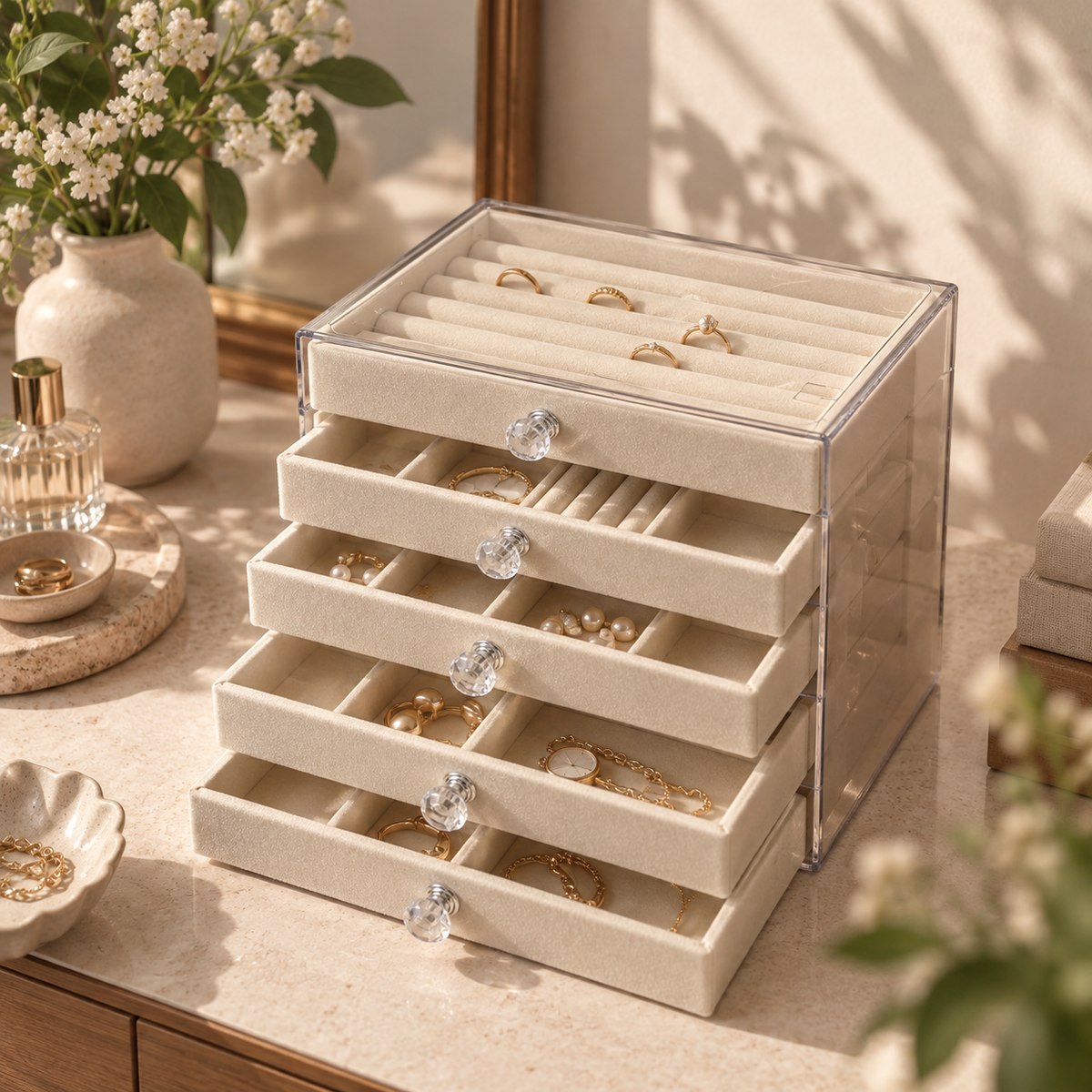Multi-Layer Jewelry Storage Box