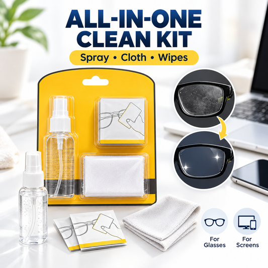 🔥3-in-1 Eyeglass Lens Cleaning Kit