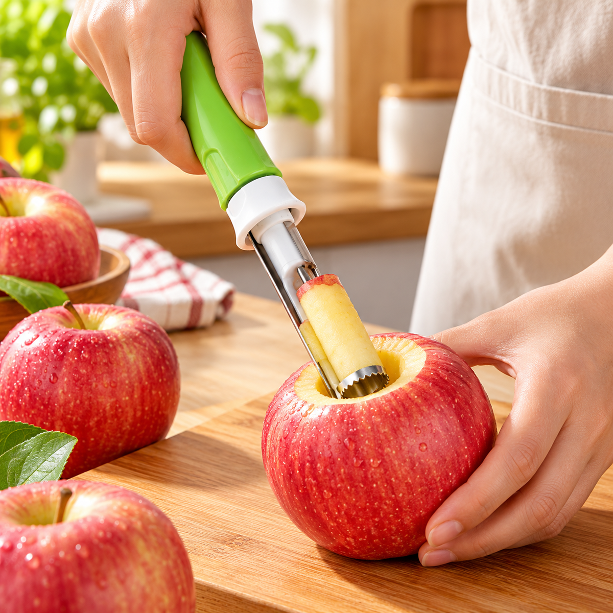 2-in-1 Fruit Corer & Peeler Tool