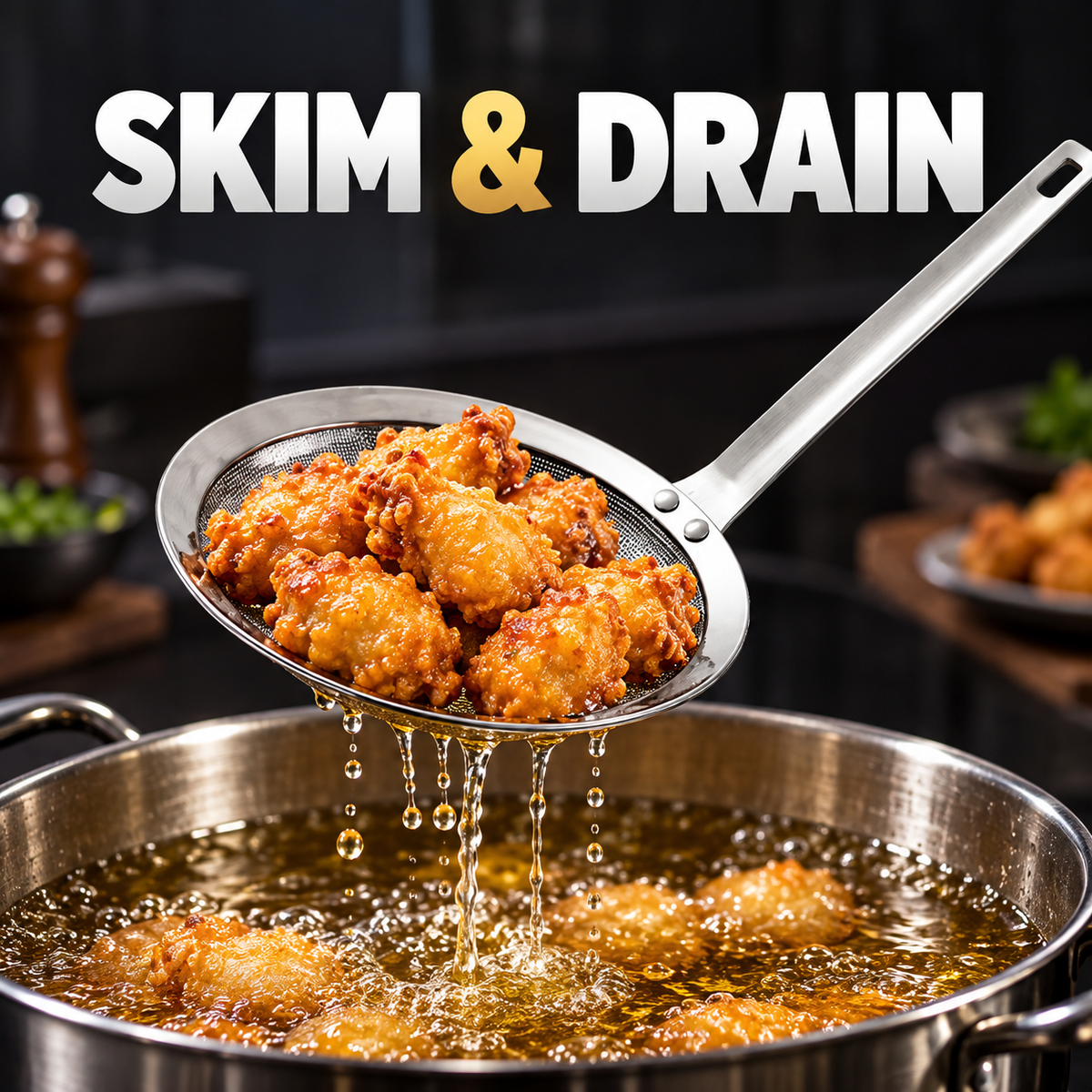 🔥Cleaner Frying, Clearer Soups