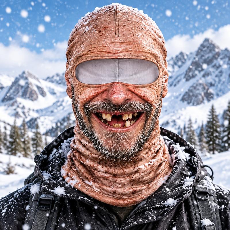 3D Printed Winter Face Mask for Skiing & Outdoors