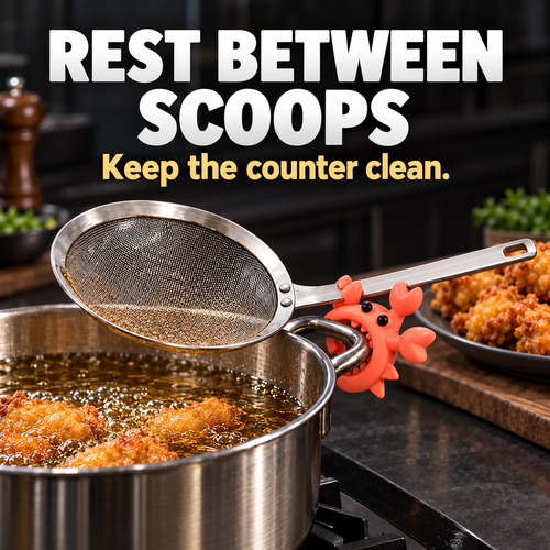 🔥2-in-1 Silicone Pot Lid Lifter & Utensil Holder