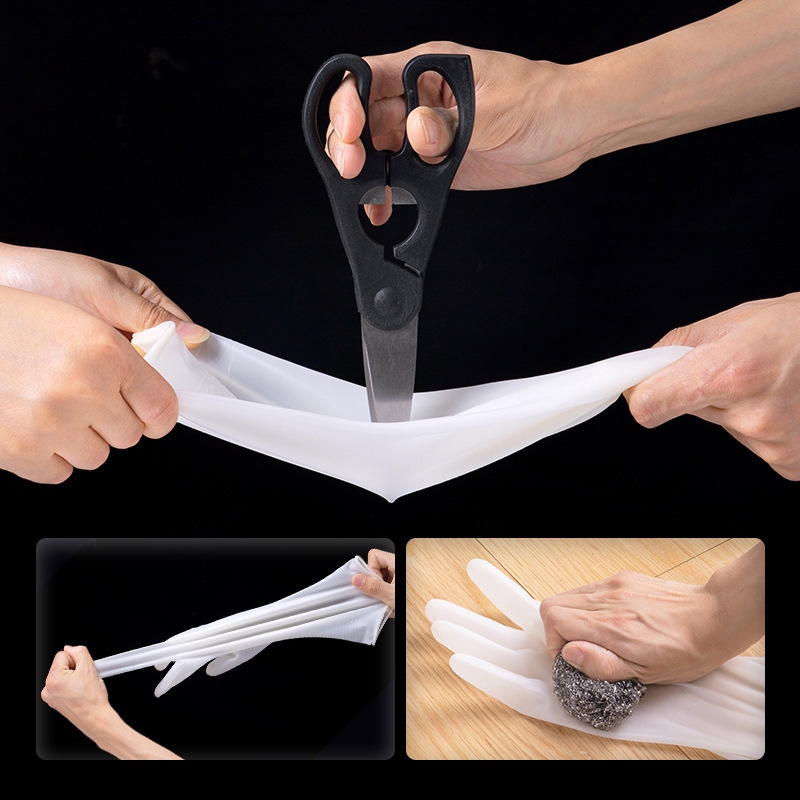 🔥Long Cuff Waterproof Kitchen Cleaning Gloves