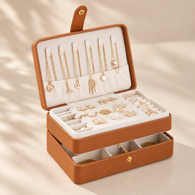 Large Jewelry Organizer with Drawer
