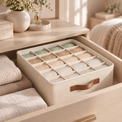 Fabric Drawer Organizer with 20 Compartments